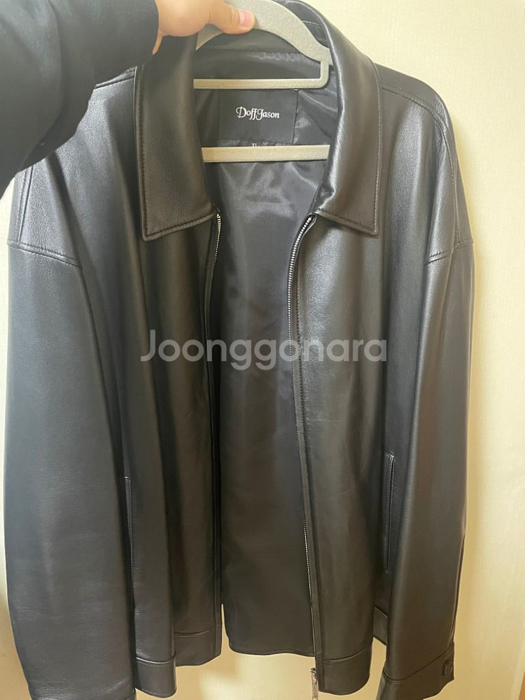 도프제이슨 오버핏 램스킨 싱글자켓 xl--1