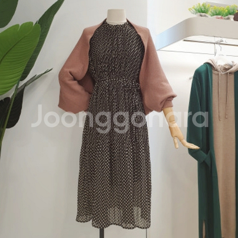 플리츠원피스&숄가디건--0