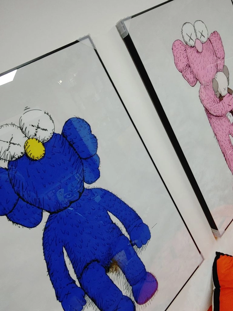 베어브릭 카우스 세서미스트리트 대형 그림 액자 피규어 이미지