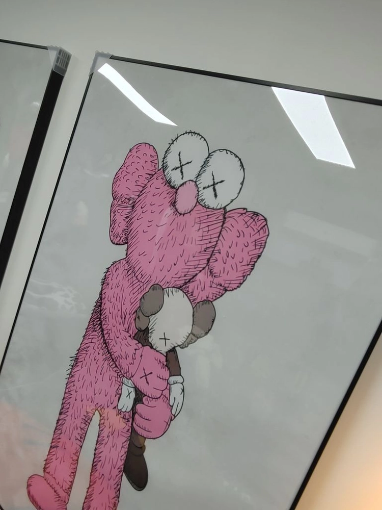 베어브릭 카우스 세서미스트리트 대형 그림 액자 피규어 이미지