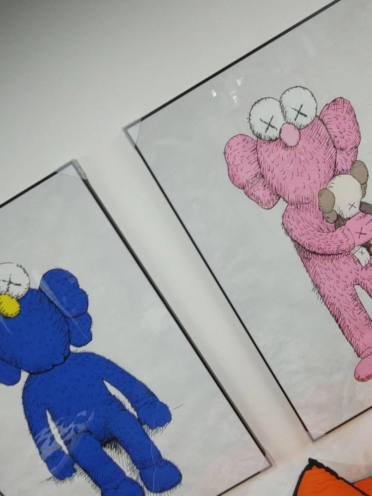 베어브릭 카우스 세서미스트리트 대형 그림 액자 피규어 이미지