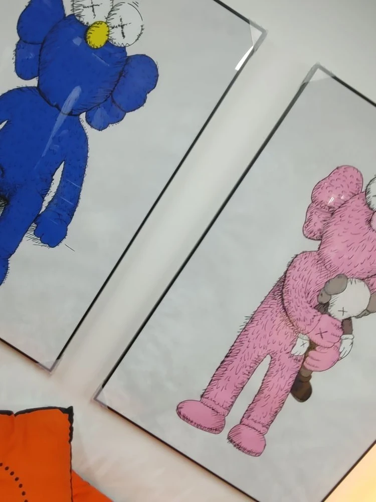베어브릭 카우스 세서미스트리트 대형 그림 액자 피규어 이미지