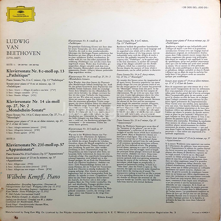 BEETHOVEN SONATEN--1