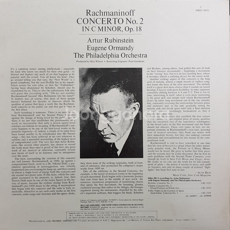 Rachmaninoff: Piano Concerto--1