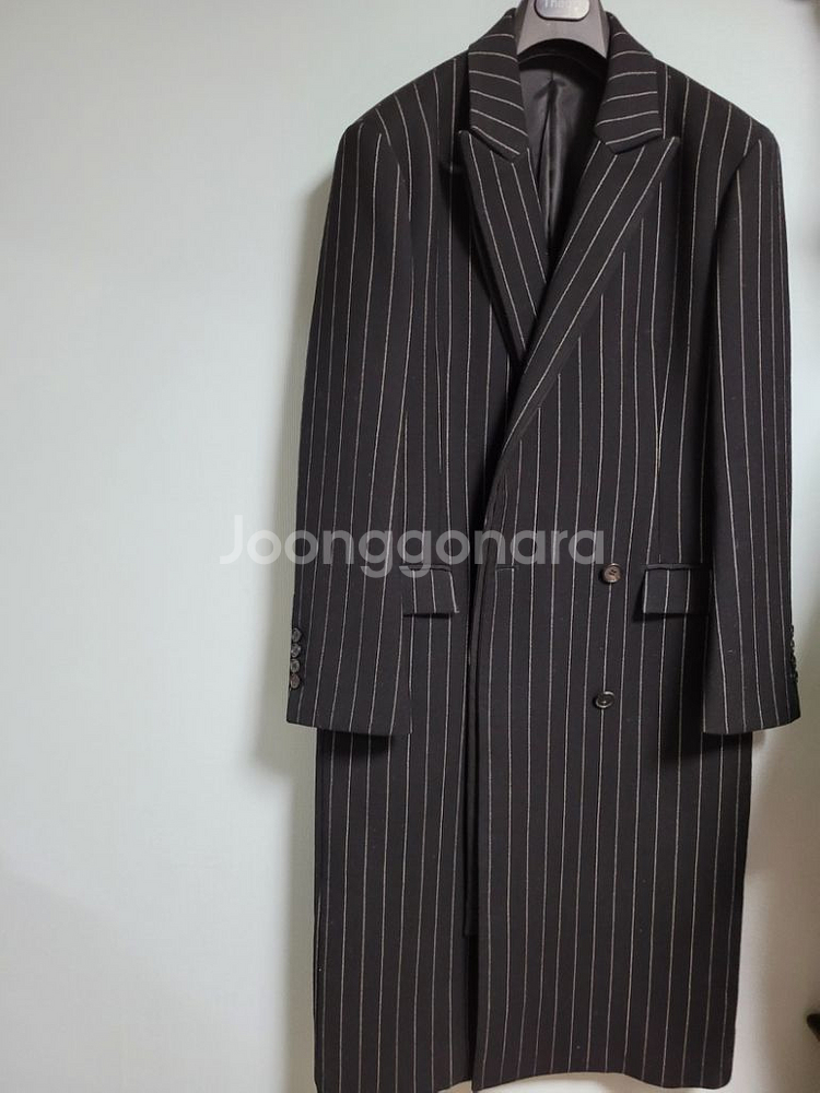 준지17fw 스트라이프 레이어드 코트(38)--1