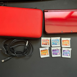 급처 NEW 닌텐도 3ds XL 뉴큰다수 + 포켓몬 칩