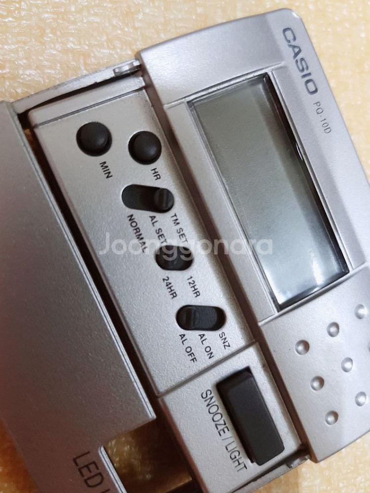 카시오 PQ 10D 알람시계 타이머 타임워치 스톱워치--7