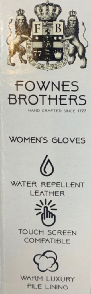 [새상품] 여성 가죽 장갑(FOWNES BROTHERS--3