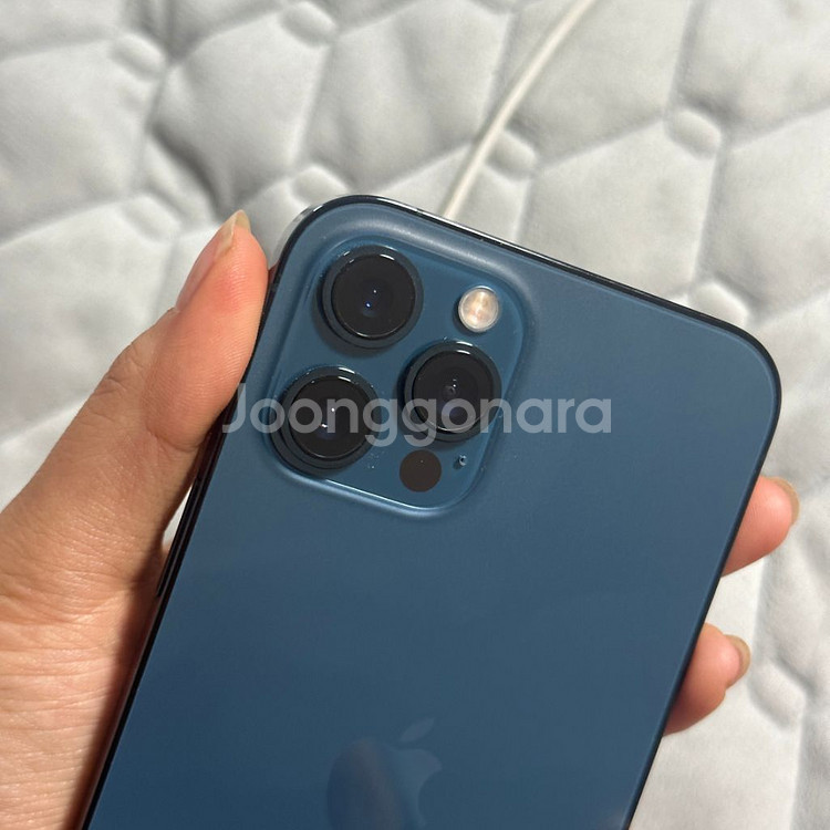 아이폰12프로맥스 퍼시픽블루 128gb--1