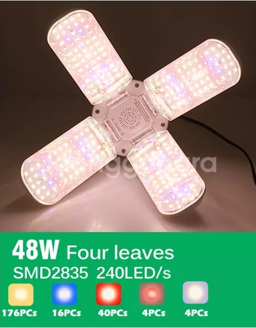 Led 4구 날개식물등 식물 쑥쑥 판매해요--1