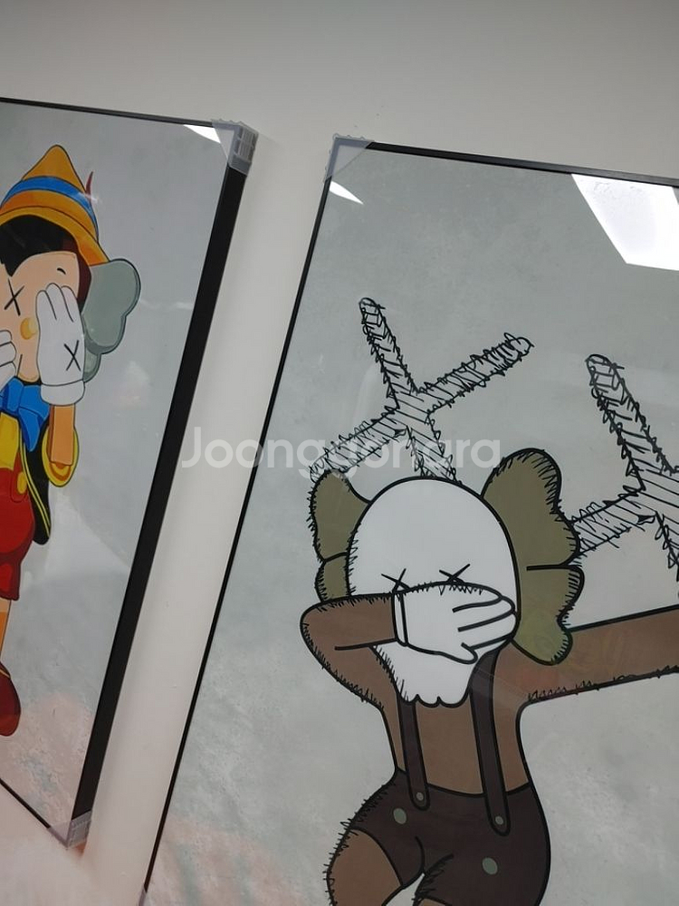 카우스 베어브릭 피노키오 대형 그림 액자 인테리어 소품--9