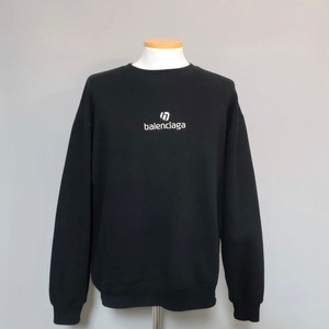 발렌시아가 자수 로고 맨투맨 (77 88