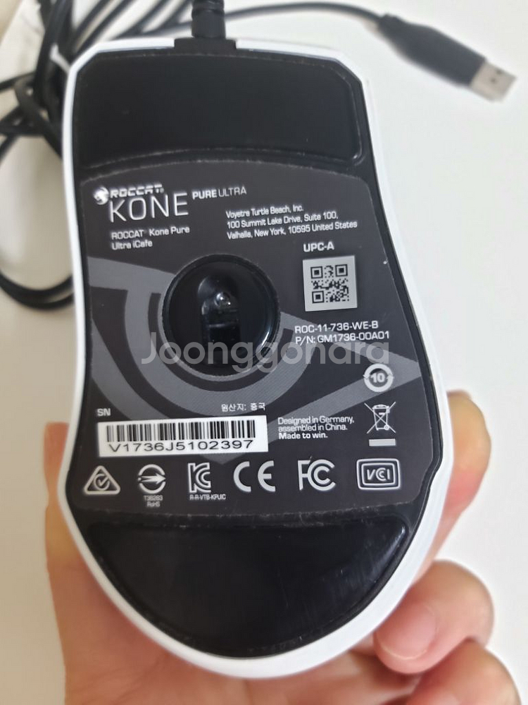 로켓 콘퓨어 울트라 roccat kone게이밍 마우스--2