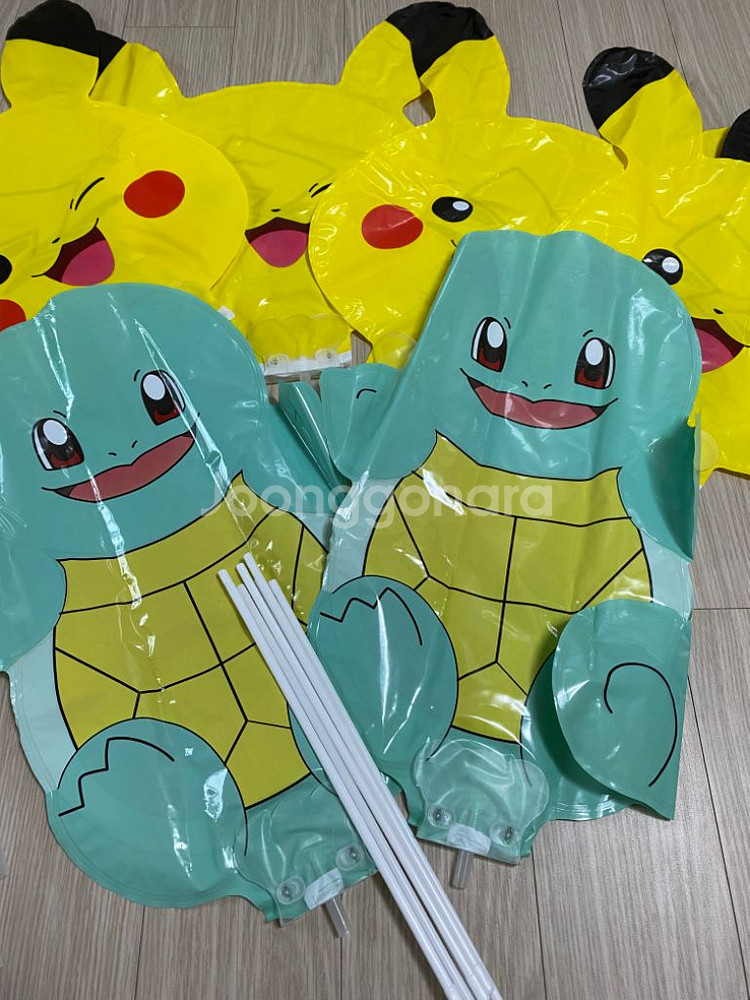 포켓몬 풍선 피카츄 풍선 꼬부기 풍선 이벤트 풍선 세트--1
