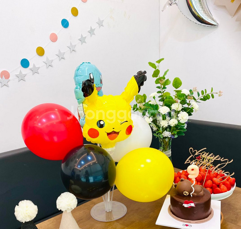 포켓몬 풍선 피카츄 풍선 꼬부기 풍선 이벤트 풍선 세트--7