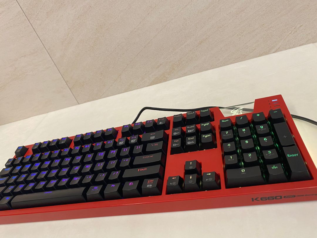 앱코K660ARC 프리미엄 카일광축 게이밍키보드
