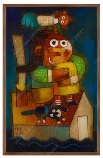 문형태 판화 save us 2--1