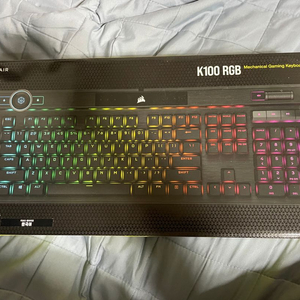 커세어 키보드 k100 RGB 은축 미사용