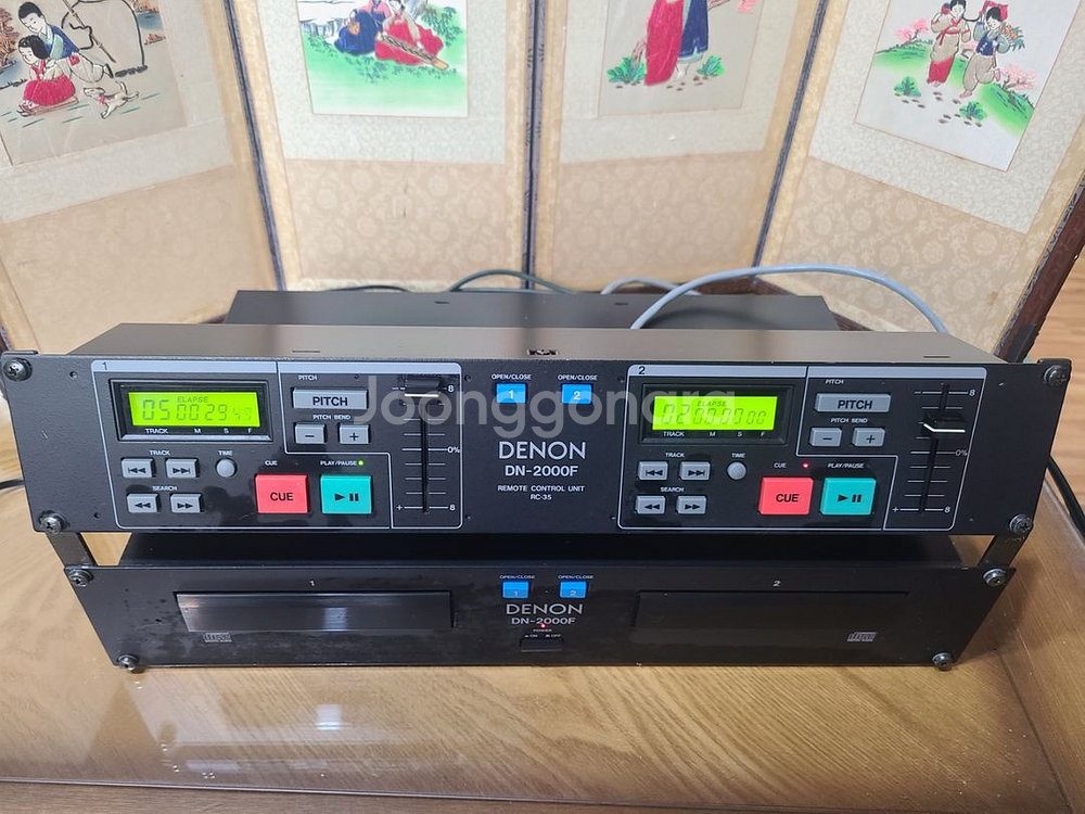 빈티지 DENON DN-2000F 더블CD플레이어--1