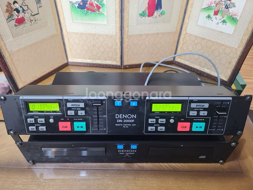 빈티지 DENON DN-2000F 더블CD플레이어--2