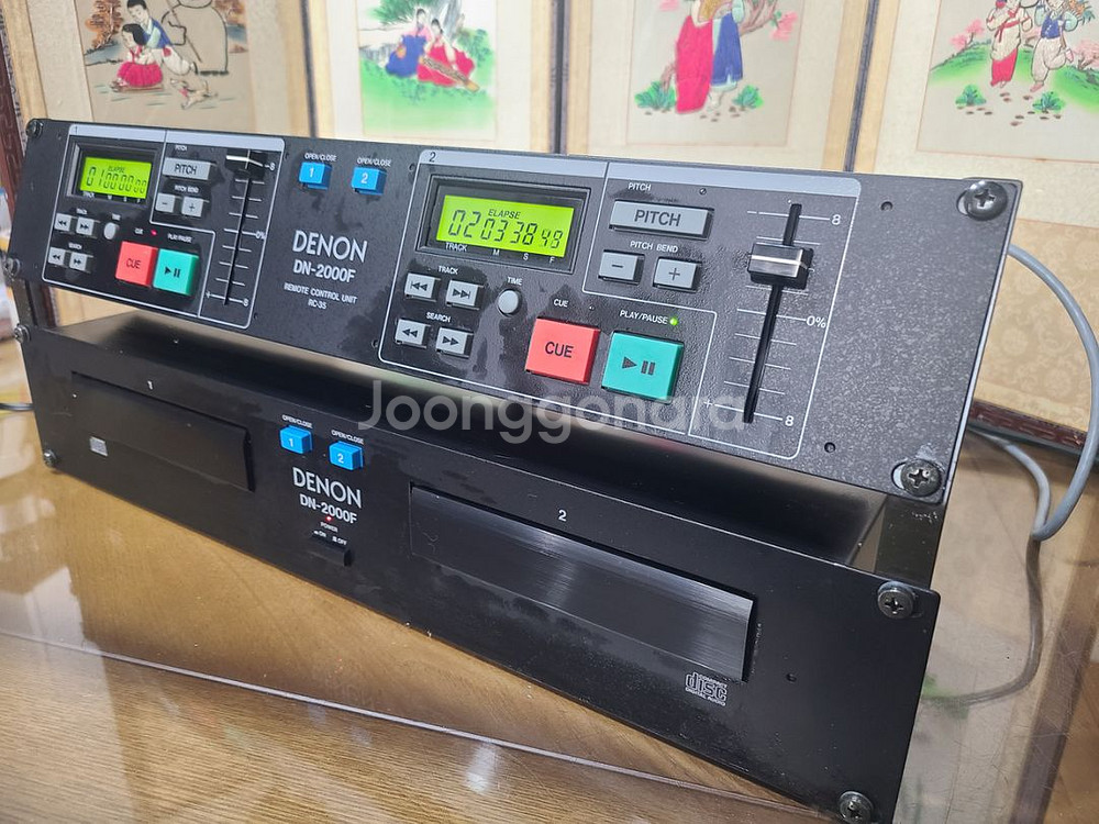 빈티지 DENON DN-2000F 더블CD플레이어--4