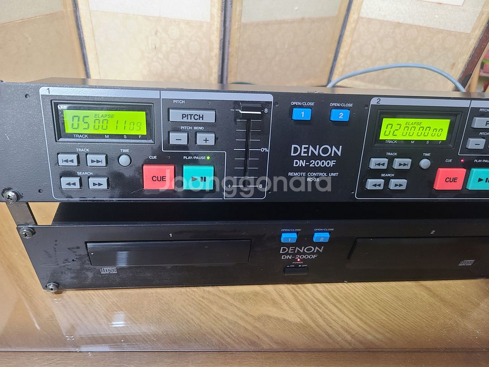 빈티지 DENON DN-2000F 더블CD플레이어--7