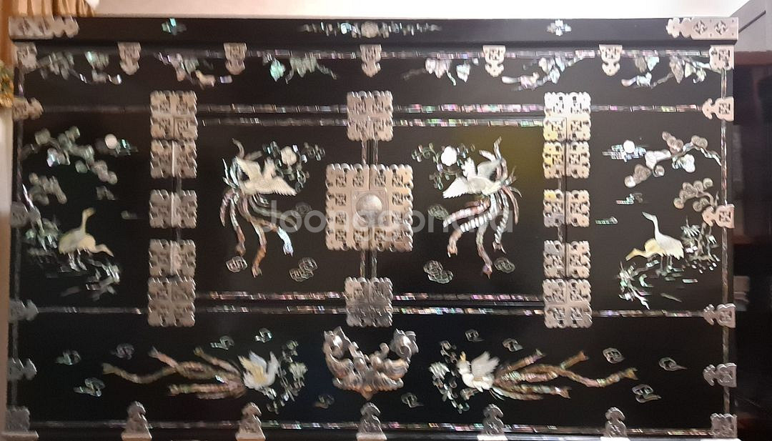 자개장식장 통영자개 삼층장--1