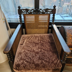 British vintage armrest chair