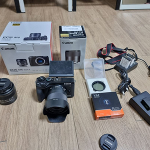 캐논EOS M6 MK2+ 렌즈 3종(22mm 32mm)