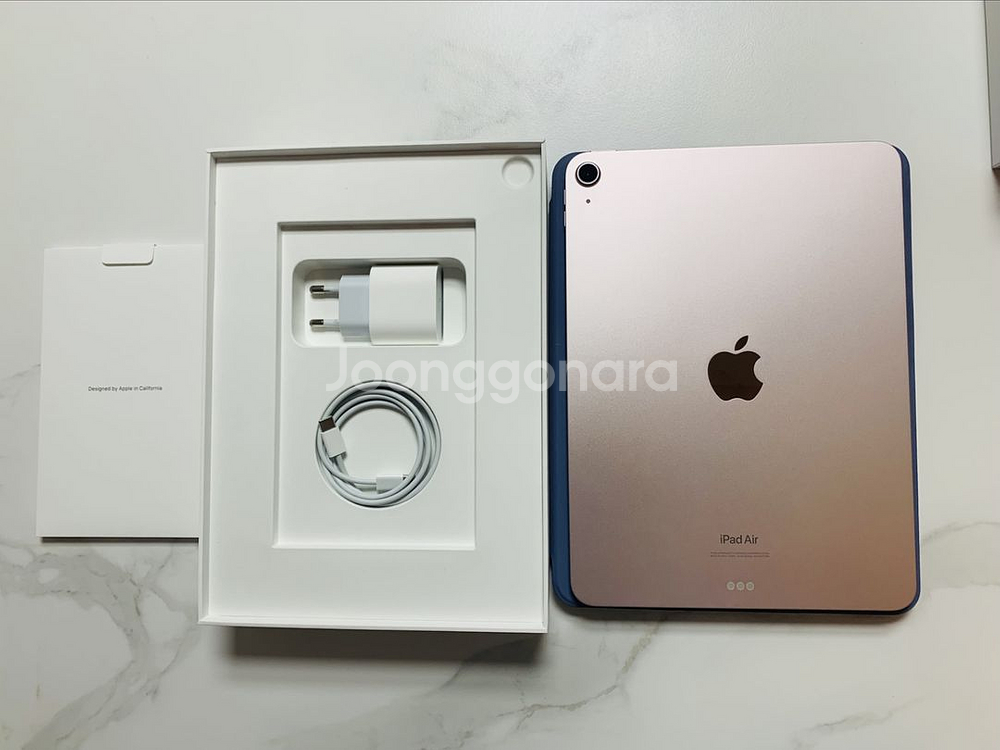 애플펜슬2 + 아이패드 에어5 로즈핑크 64기가--1