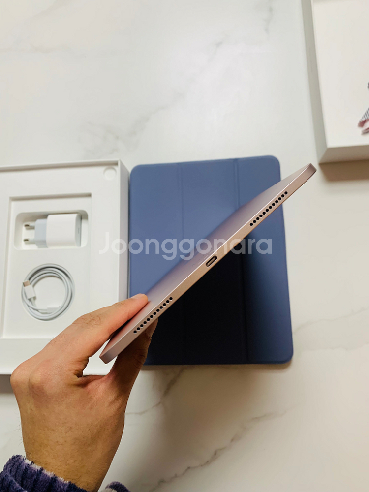 애플펜슬2 + 아이패드 에어5 로즈핑크 64기가--5