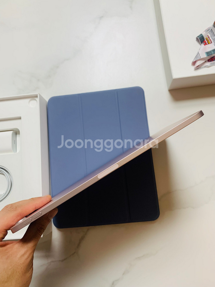 애플펜슬2 + 아이패드 에어5 로즈핑크 64기가--3