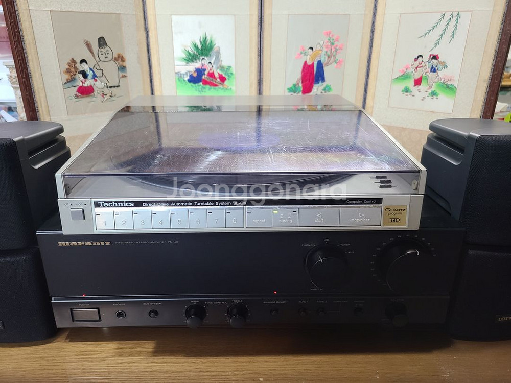 테크닉스 SL-Q6 다이렉트 드라이브 오토매틱 턴테이블--3