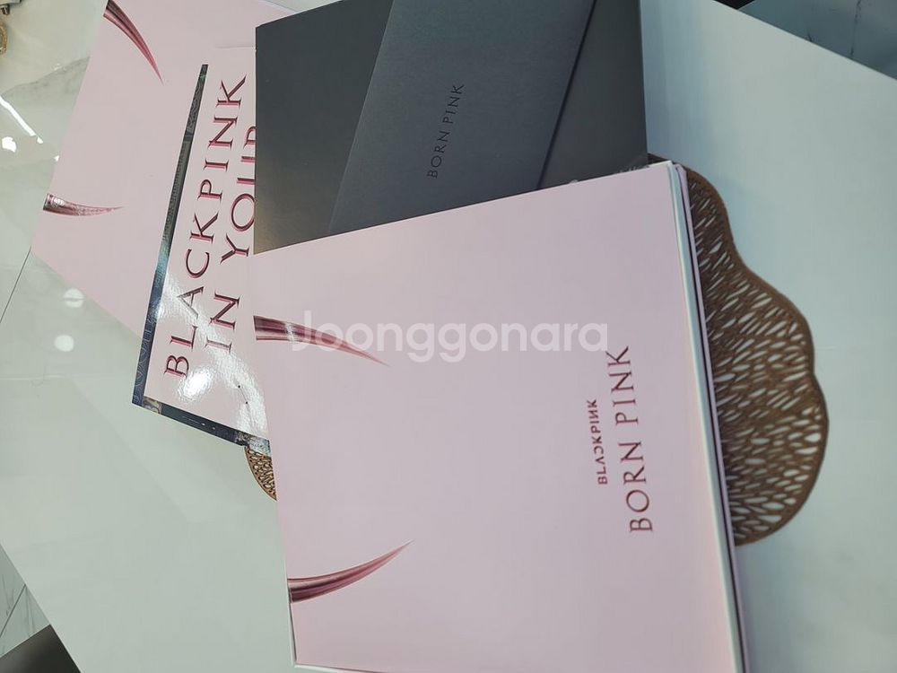 블랙핑크2집 lp 한정판 포카제외 풀구성--1
