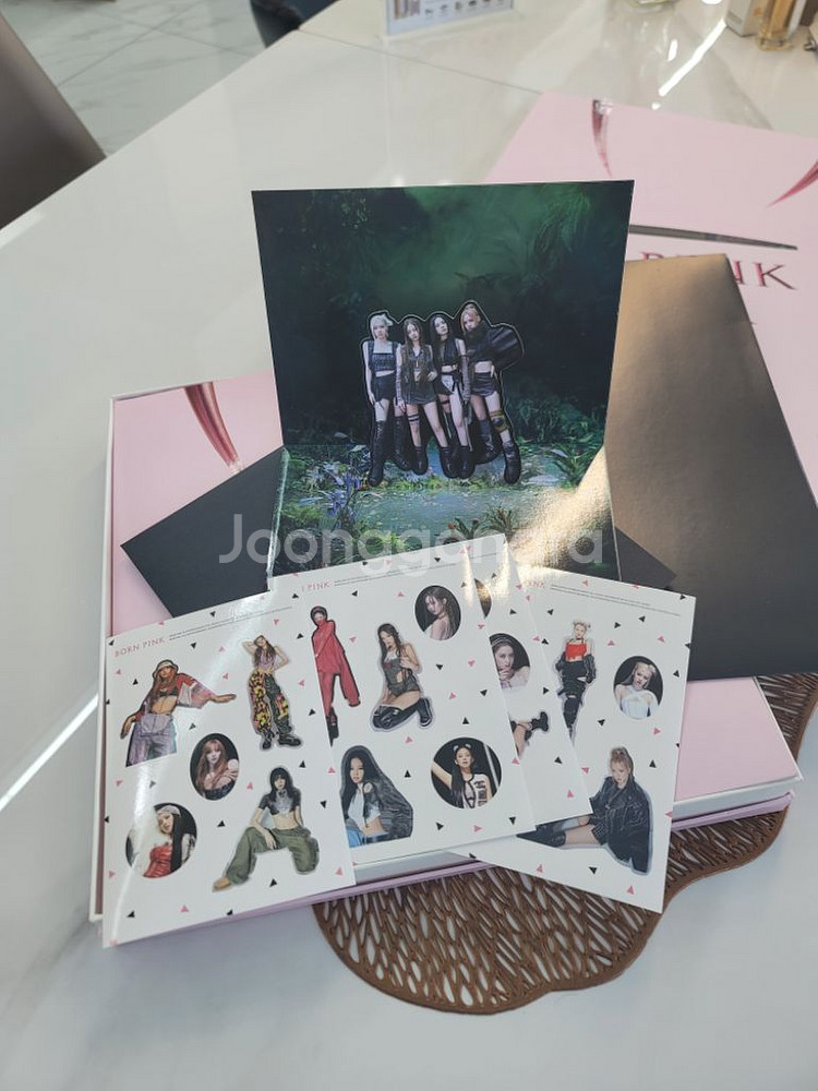 블랙핑크2집 lp 한정판 포카제외 풀구성--2
