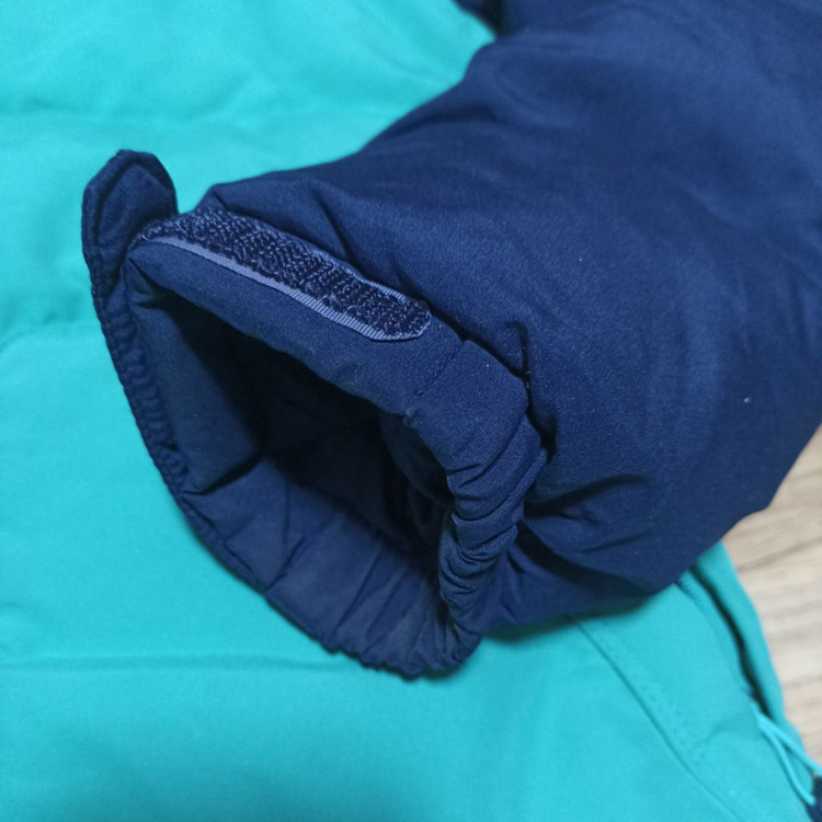 95 M) 뉴발란스 민트 남색 구스 다운 패딩 푸퍼--2