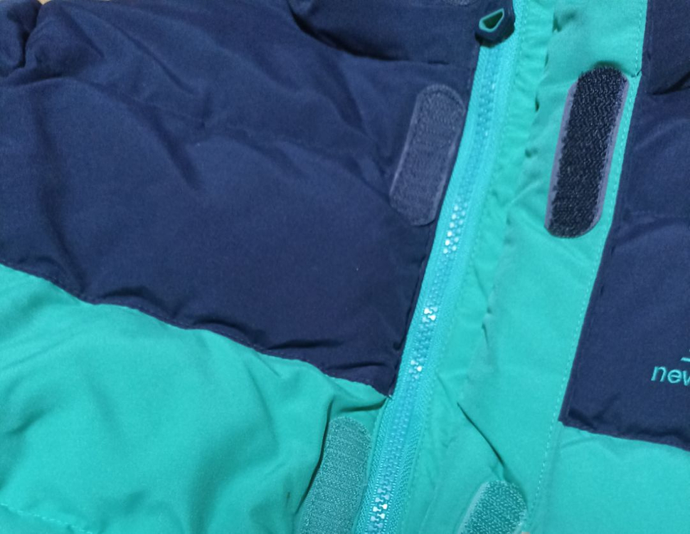 95 M) 뉴발란스 민트 남색 구스 다운 패딩 푸퍼--1