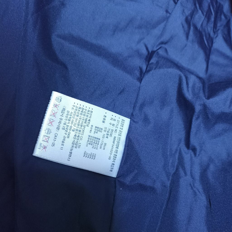 95 M) 뉴발란스 민트 남색 구스 다운 패딩 푸퍼--4