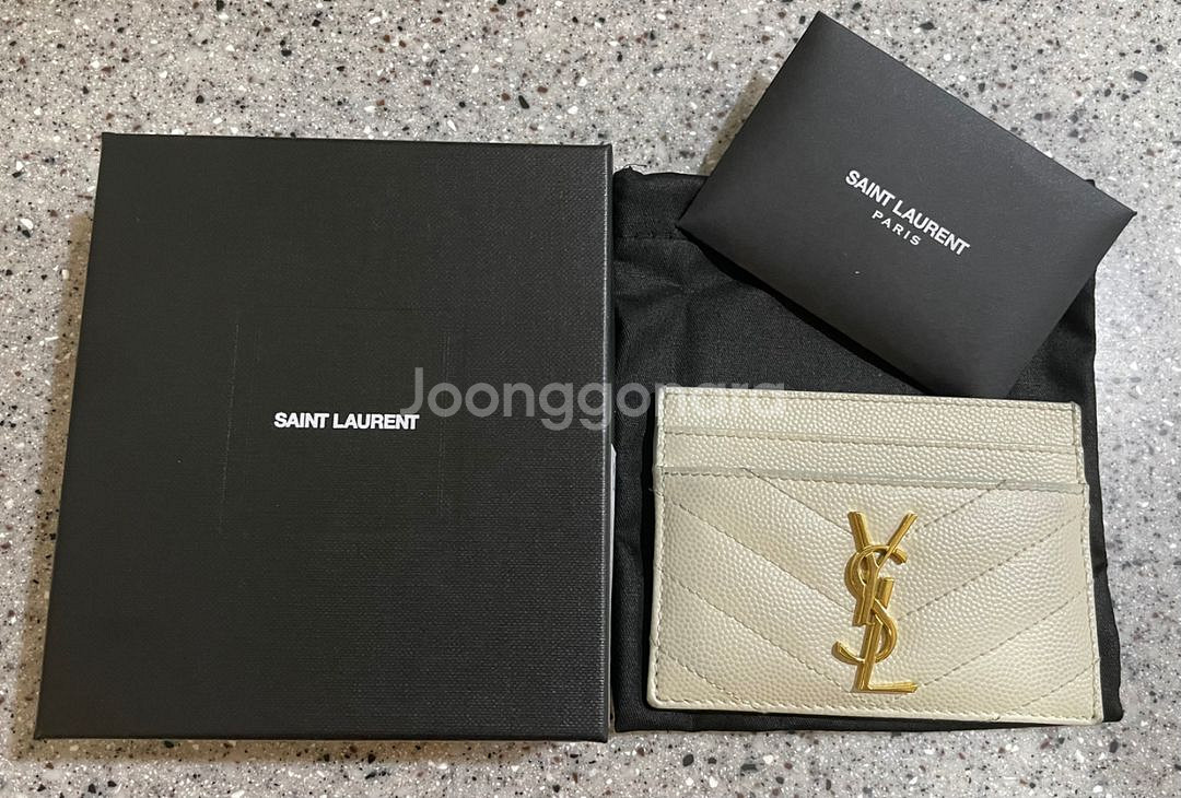 입생로랑 카드지갑--0