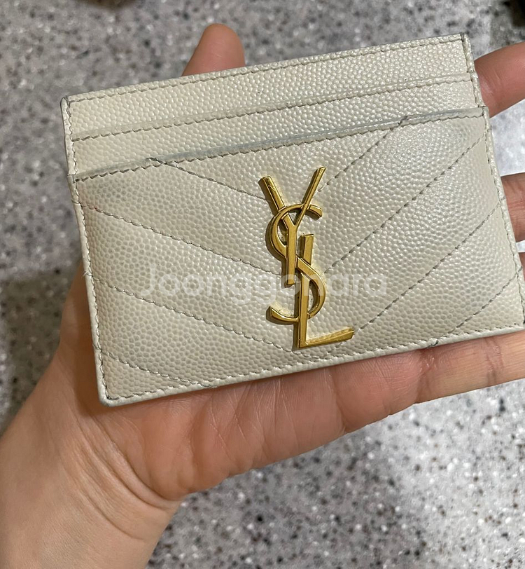 입생로랑 카드지갑--1