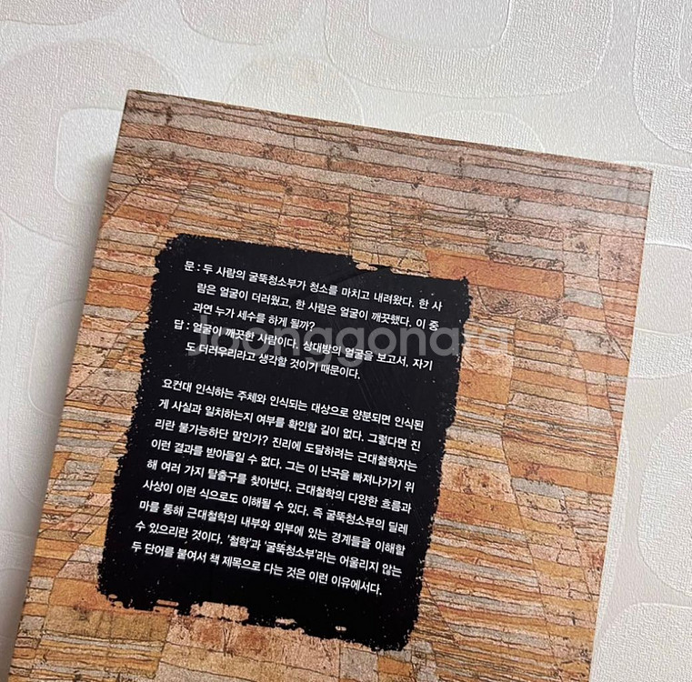 철학과 굴뚝 청소부 책--1