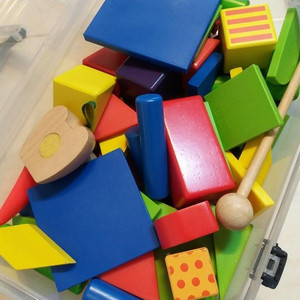 (일괄택포)원목 블록 퍼즐 장난감