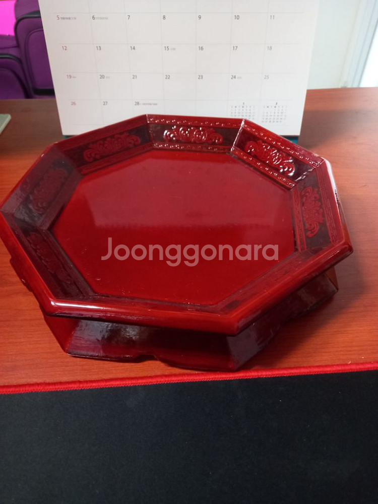1인용 전통 나무쟁반 (팔각 다과 목기쟁반) | 주방잡화 | 중고나라