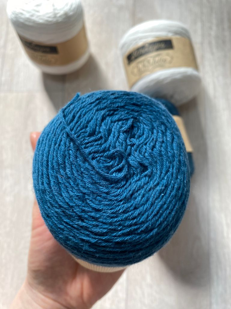 수입뜨개실]코튼 아크릴 4 볼--3