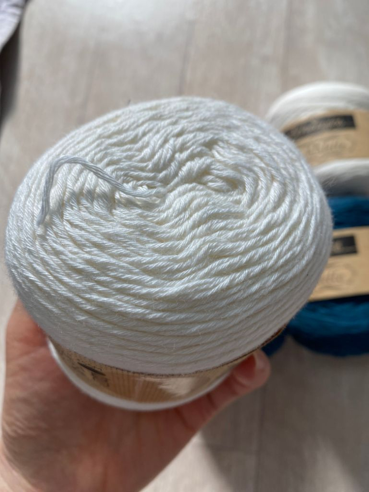 수입뜨개실]코튼 아크릴 4 볼--2