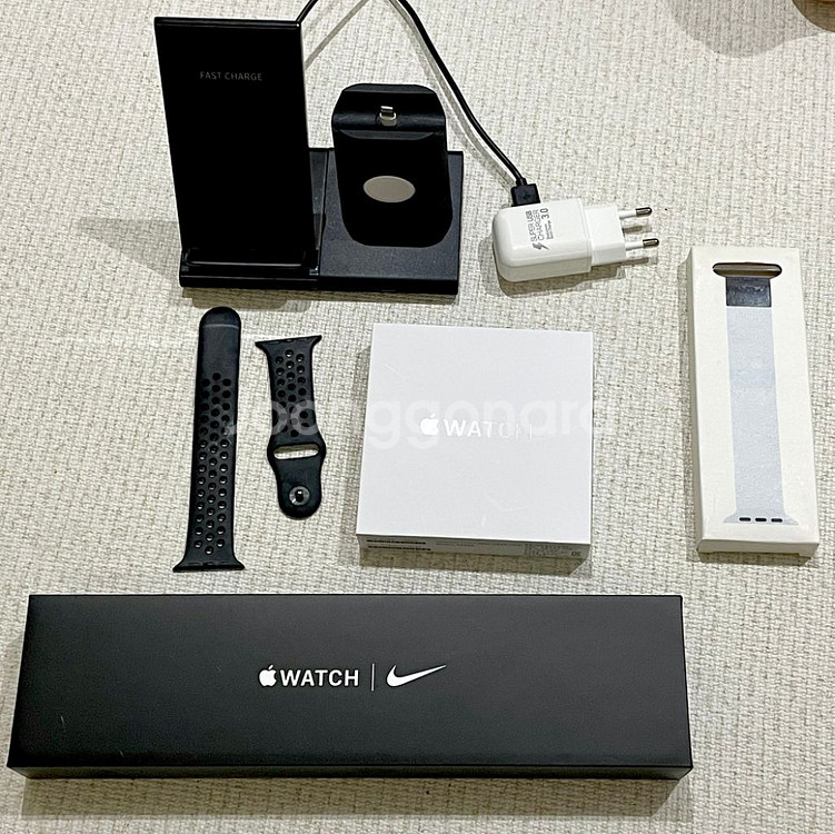 애플워치6 나이키 스페이스그레이GPS44mm 리퍼새제품--0