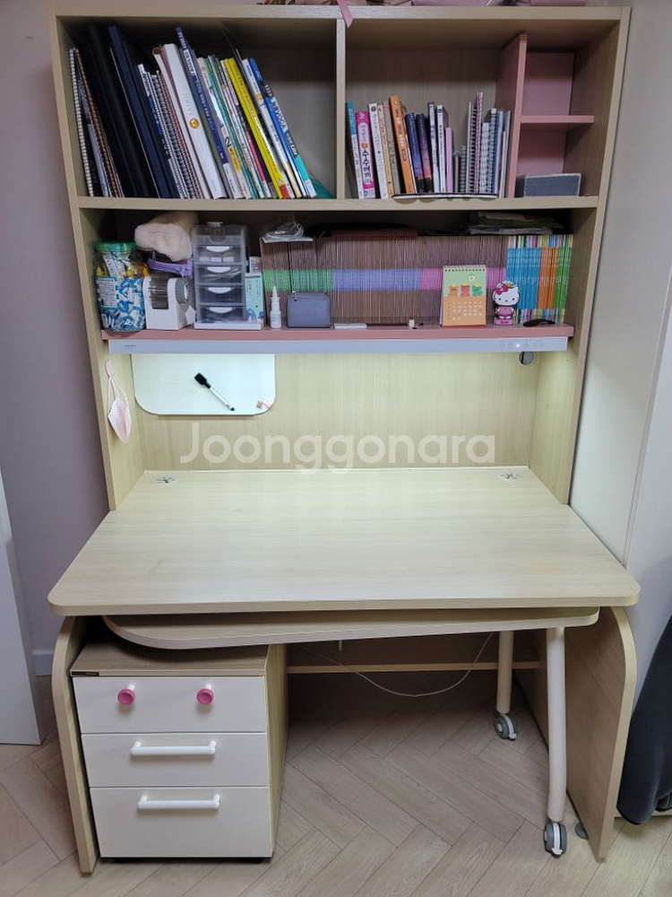 한샘조이책상+서랍장+책장+수납장--0