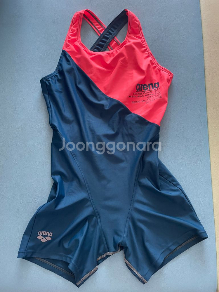 아레나 일반 반신 3부 물방울 크로스백 오렌지--1