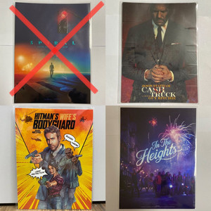 롯데시네마 특전 영화 시그니처 아트카드 & 영화굿즈