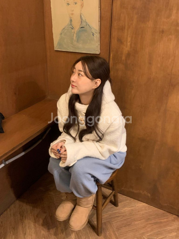 라벨라데이 부클 떡볶이 후드 자켓--2